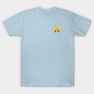 Cute Kangaroo popping out from a pouch - Vector Original Art T-Shirt